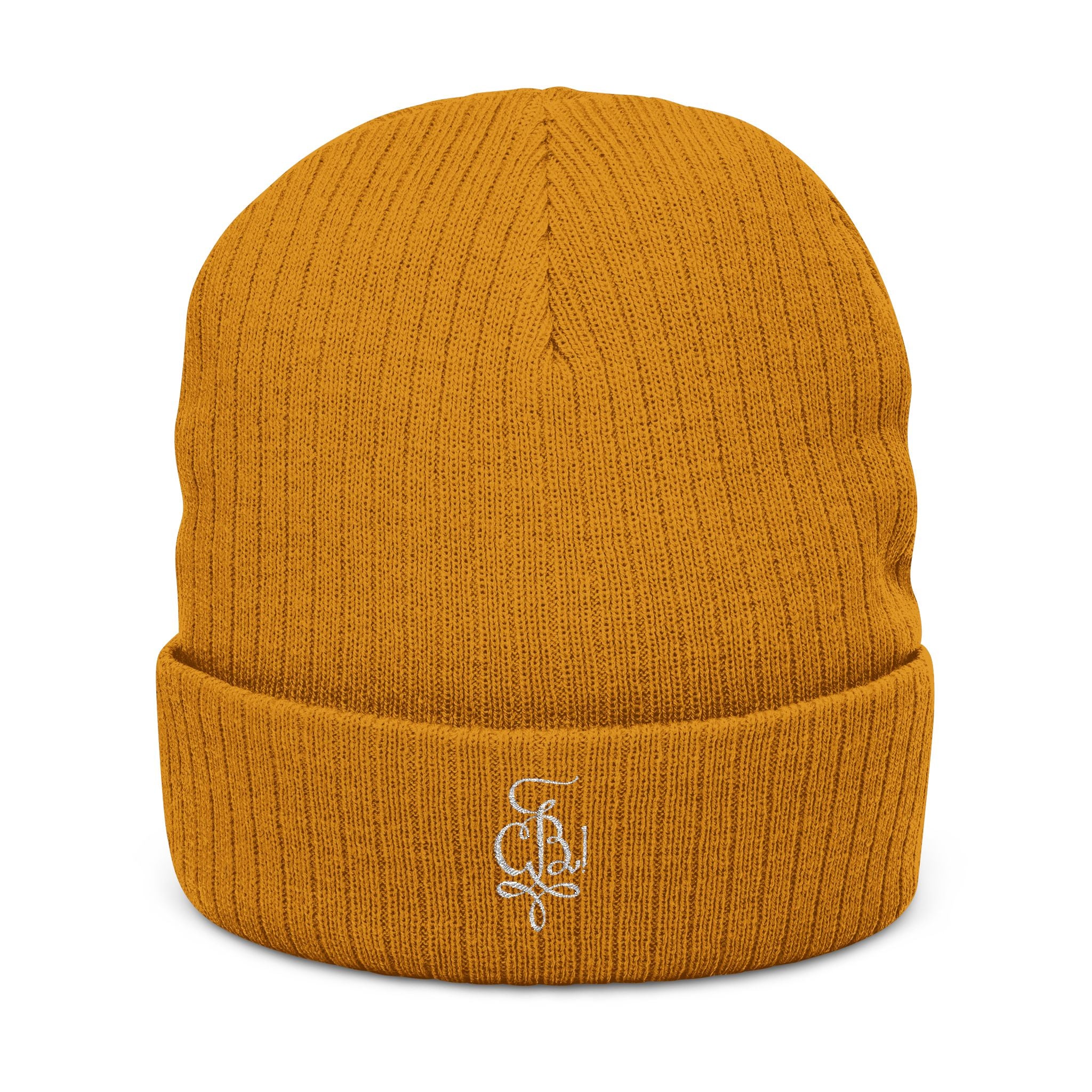 Ribbed Knit Beanie (Embroidery)