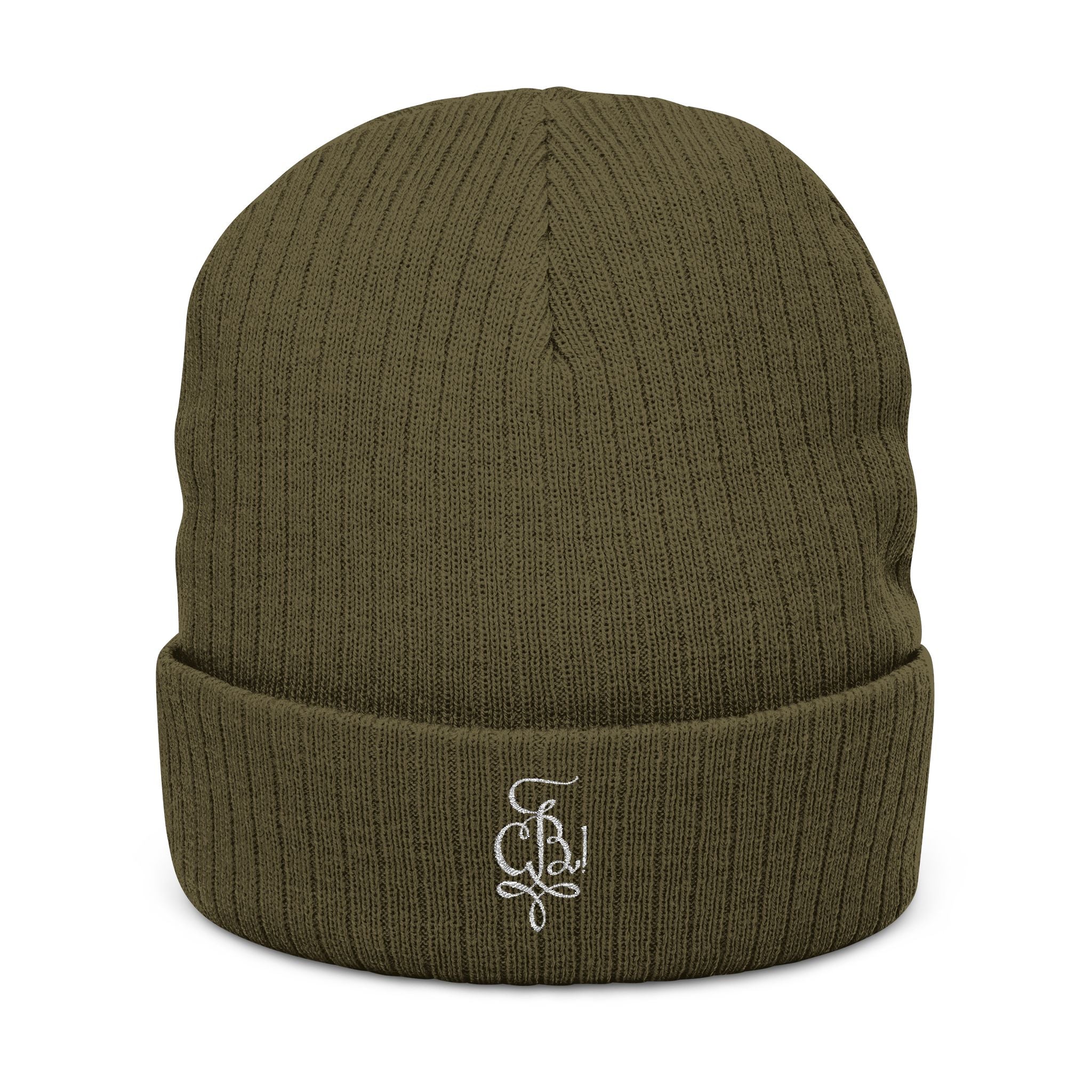 Ribbed Knit Beanie (Embroidery)