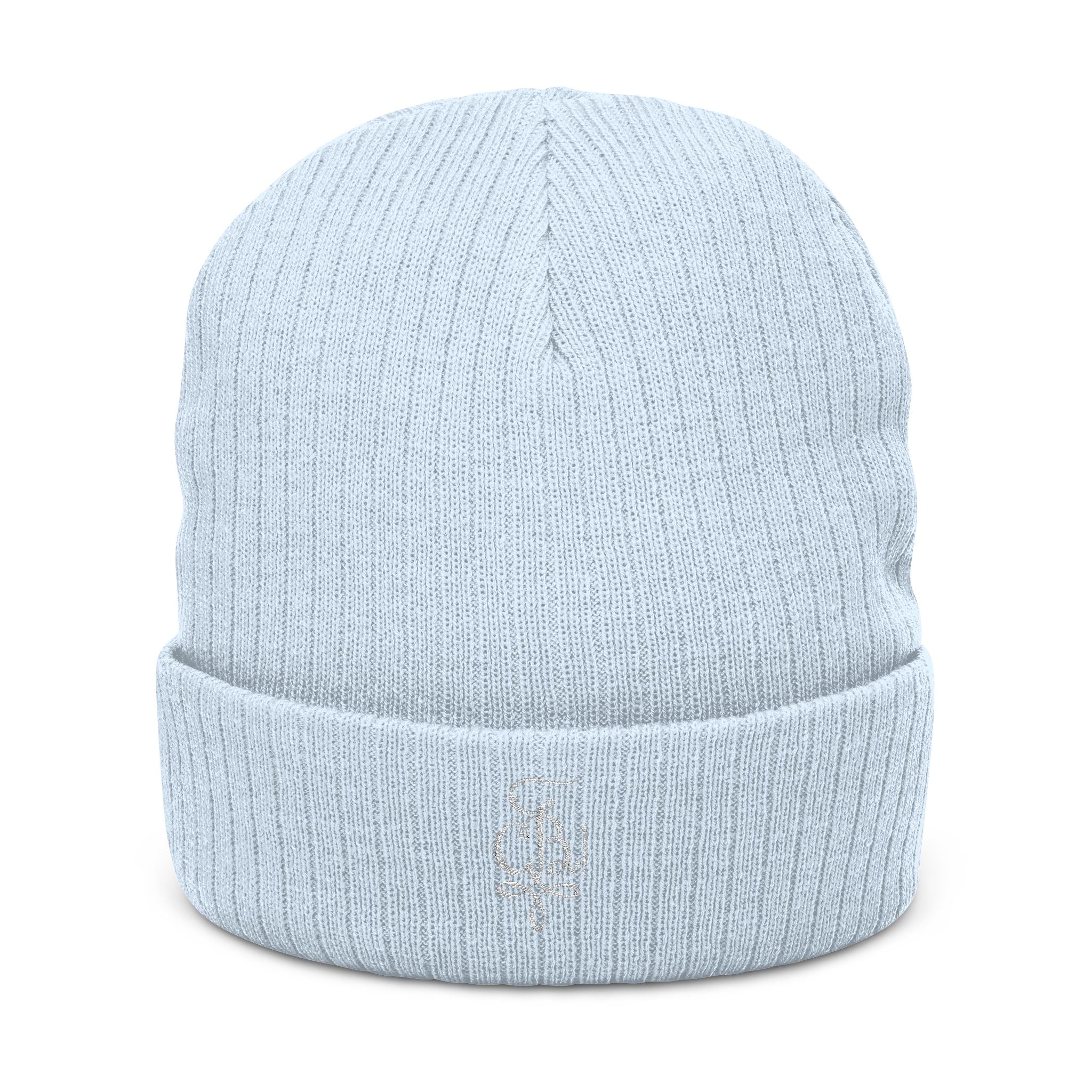 Ribbed Knit Beanie (Embroidery)